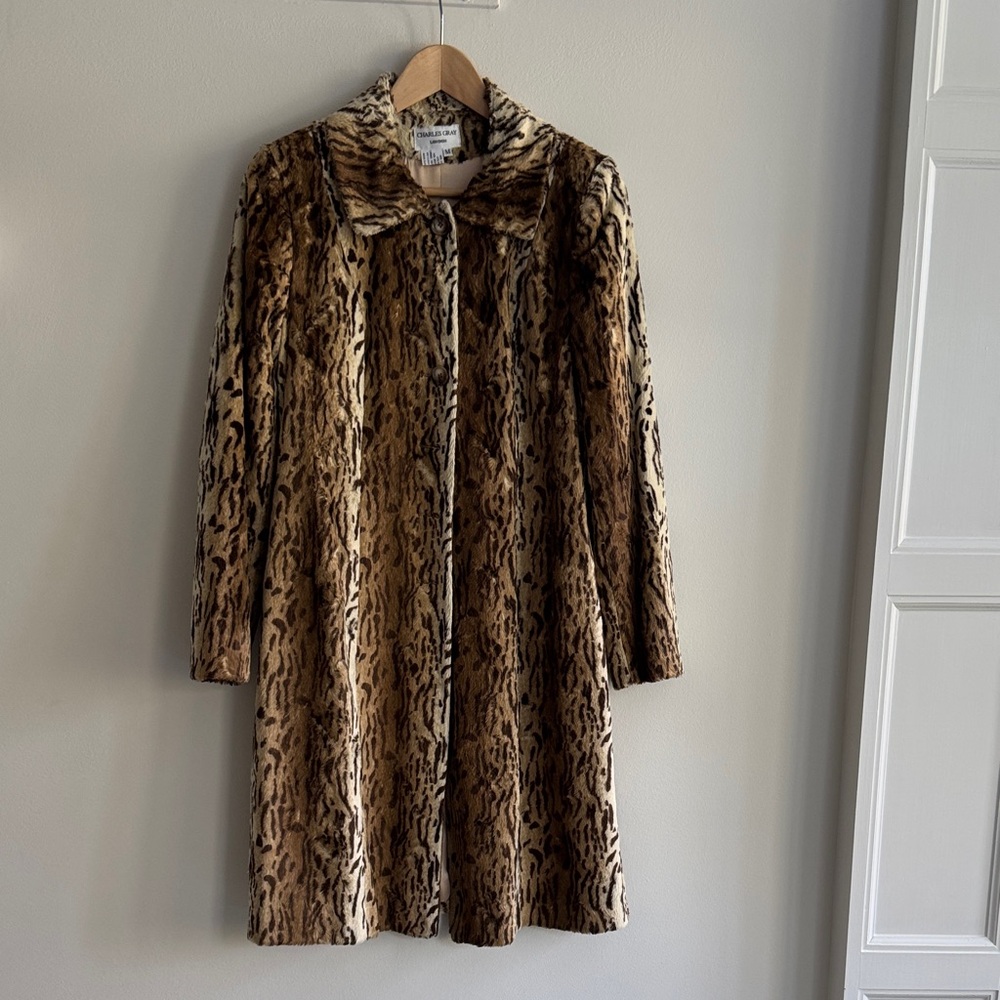 Leopard Print Coat